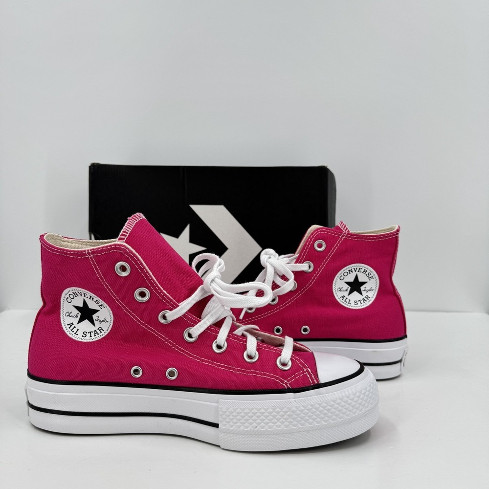 NEW Converse LIFT Pink Chuck Taylor All Star Hi Top Platform Women 7 Sneakers